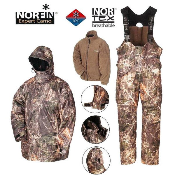 Костюм зимний NORFIN EXPERT CAMO в Томске