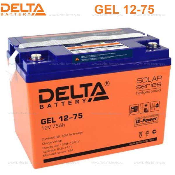 Аккумуляторная батарея Delta GEL 12-75 в Томске